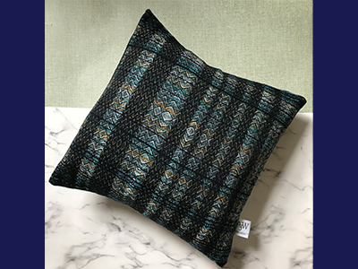 Handwoven pillow 