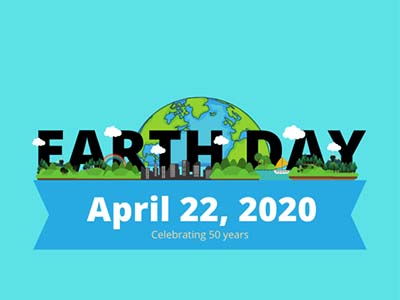 The Earth Day 2020 logo