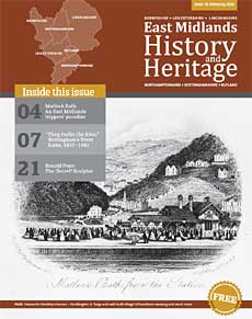 East Midlands History and Heritage magazine cover