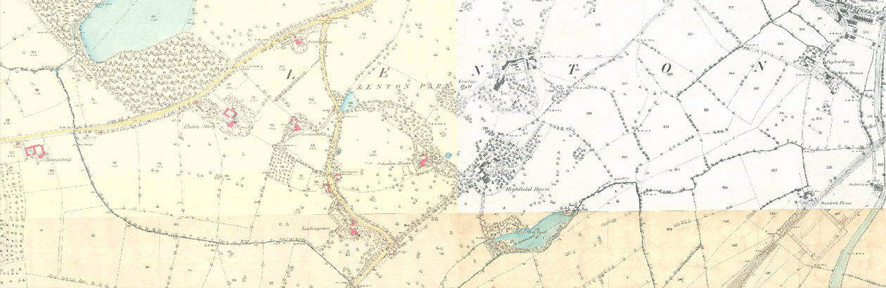 Historic map of the University Grounds