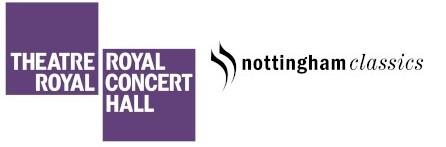 Theatre Royal & Royal Concert Hall logo followed by Nottingham Classics logo