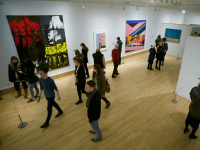 Audiences in the Djanogly Gallery