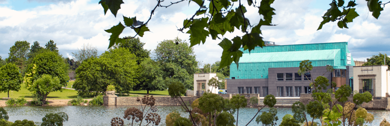 Lakeside's Pavilion from across the lake