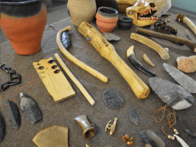 Objects in the Looking for Doggerland Travelling Exhibition