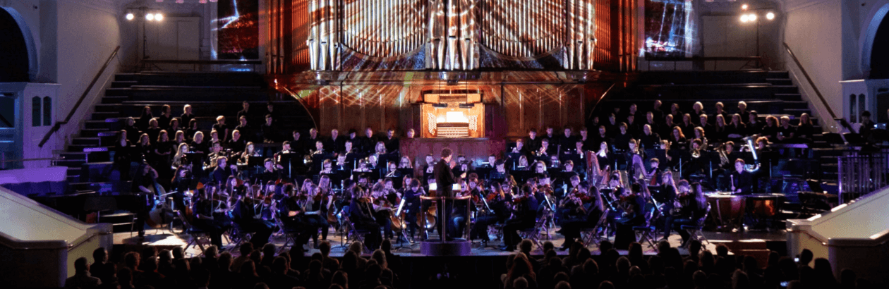 University of Nottingham Philharmonia performing at Nottingham's Albert Hall